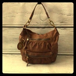 Fossil hobo bag in grey brown